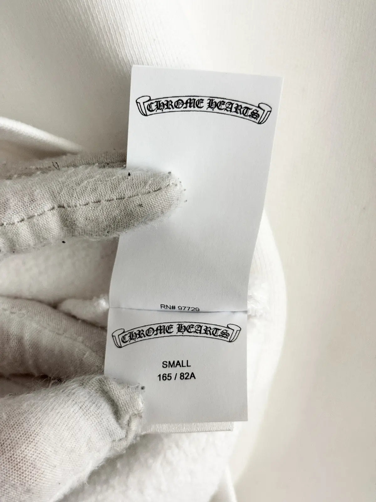 Chrome Hearts Leopard Patent Leather Patch Sweatshirt