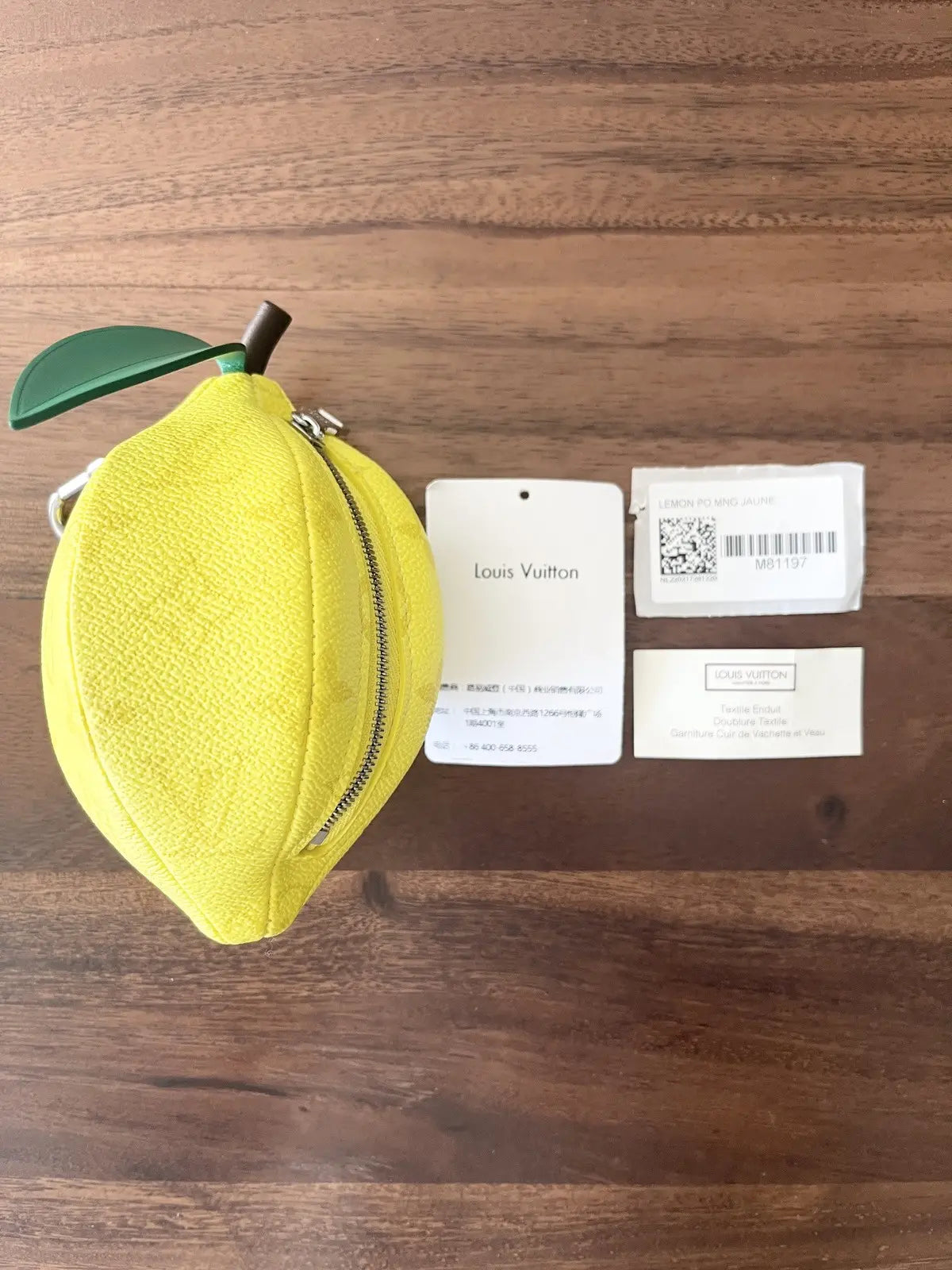 SS22 Louis Vuitton Monogram Lemon Pouch