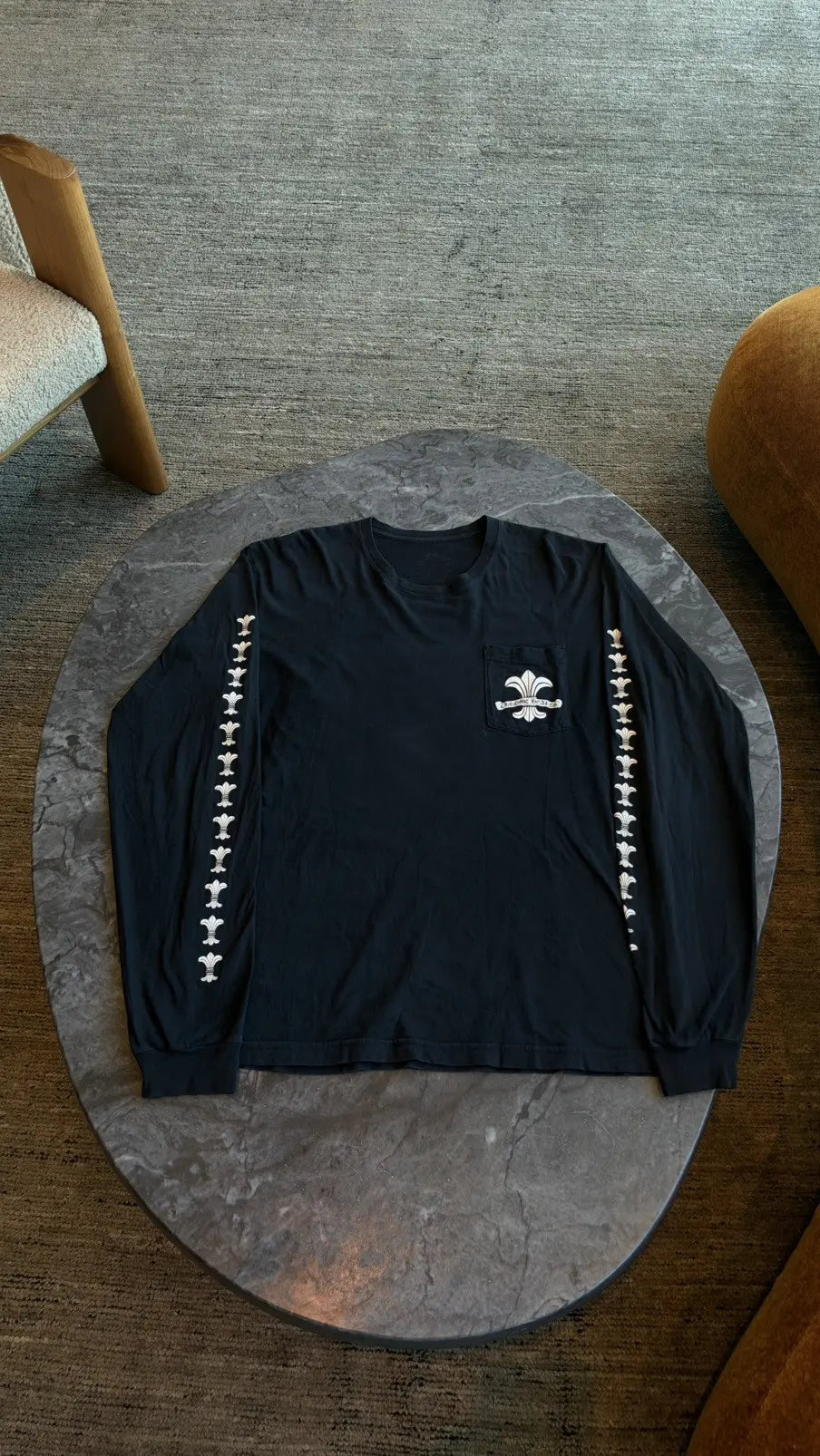 Chrome Hearts Fleur-de-Lis Long-Sleeve Size XL Chrome Hearts