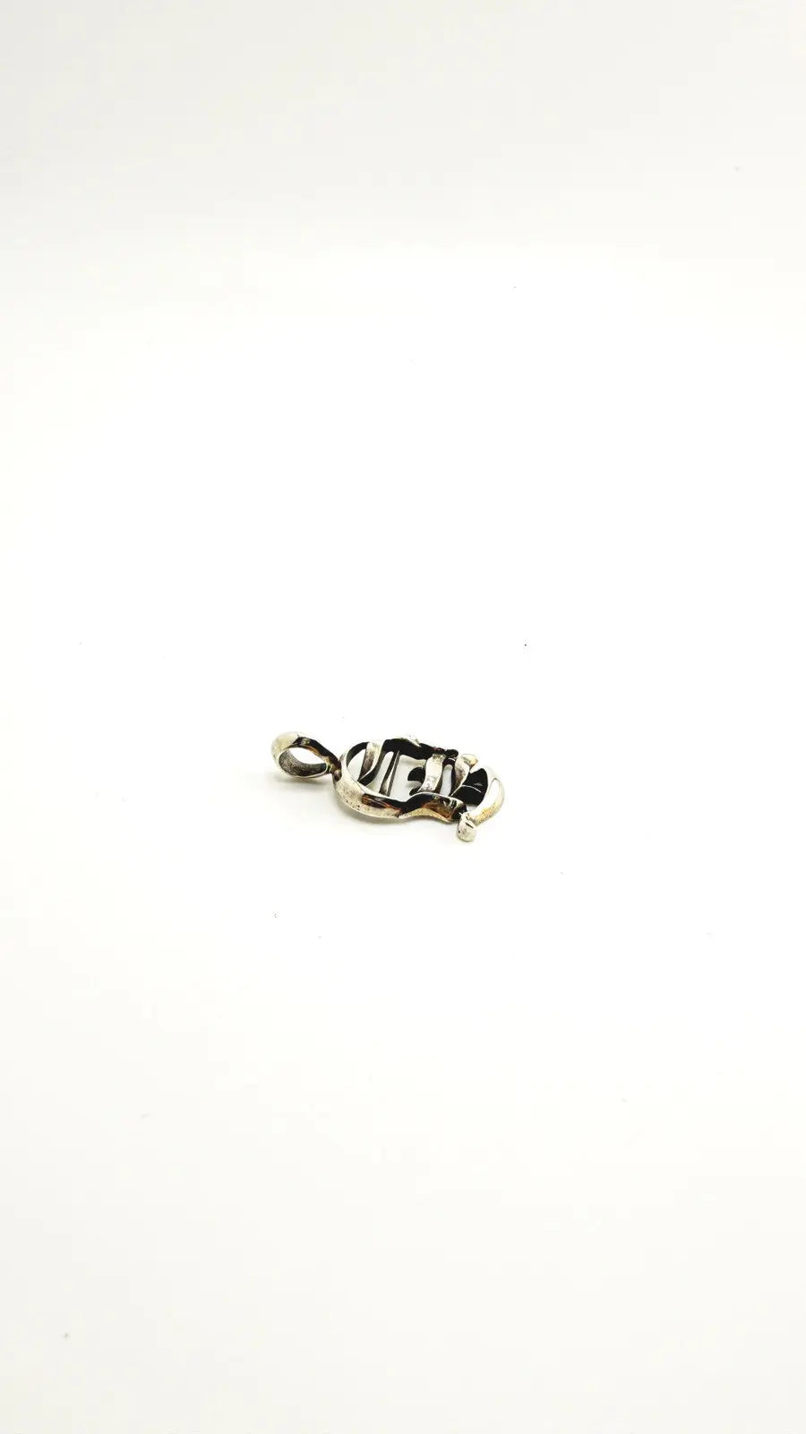 Chrome Hearts Sterling Silver Vertical Logo Pendant Chrome Hearts