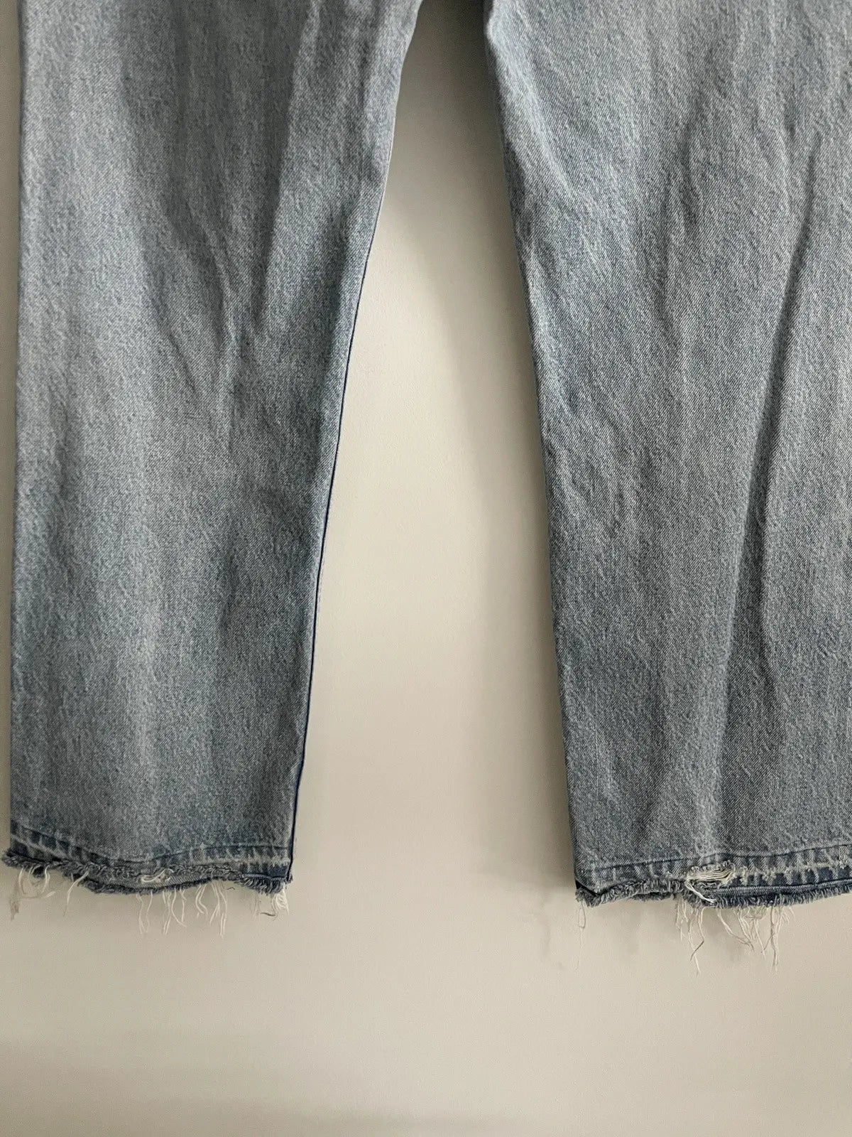 1980s Levi’s 501 Orange Tab Distresses Denim Jeans