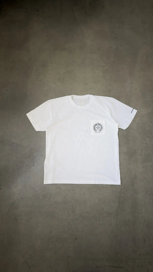 Chrome Heart Horseshoe Logo Pocket T-Shirt