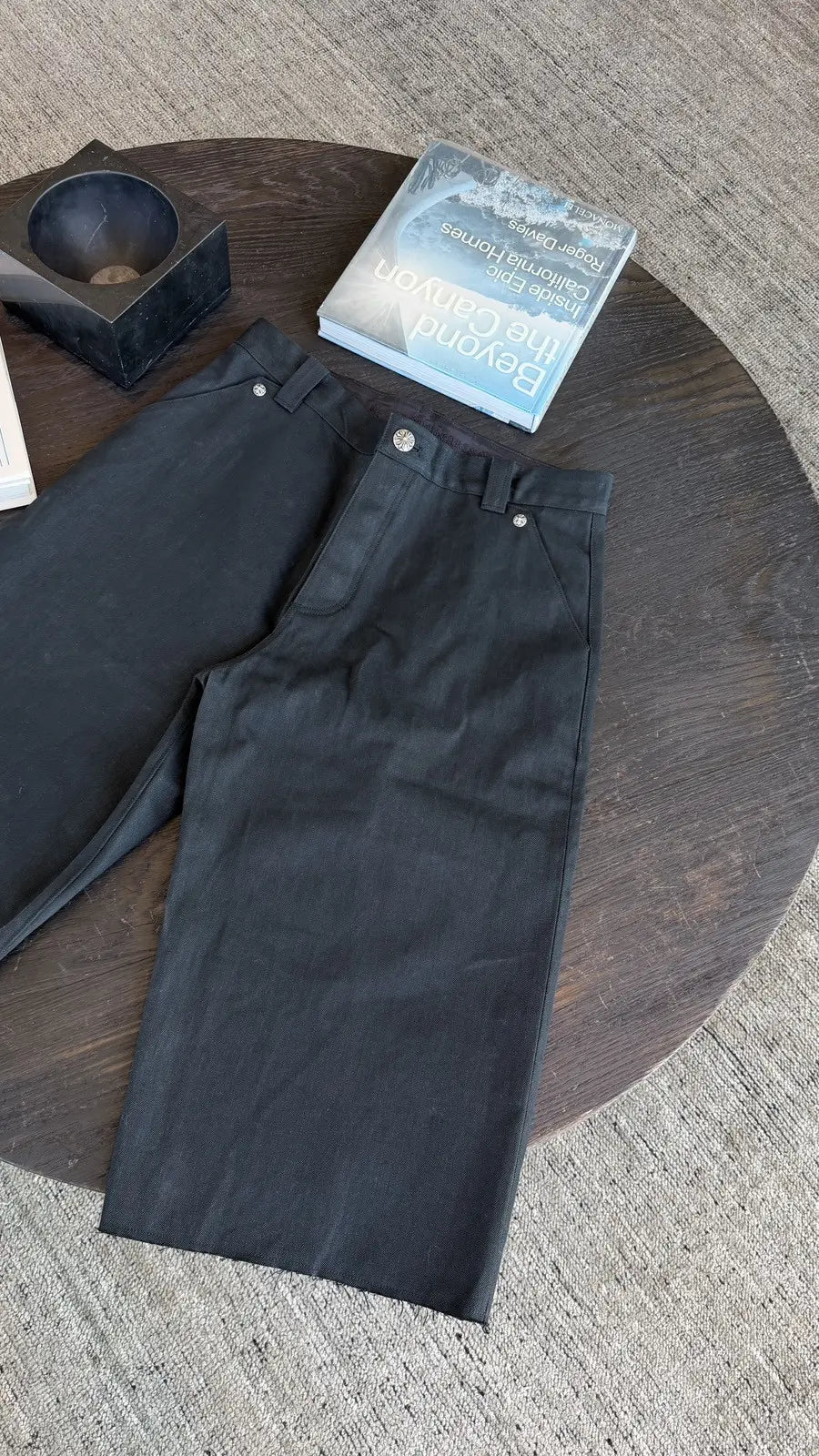 Chrome Hearts "KS" Cropped Jeans Size 34 Chrome Hearts