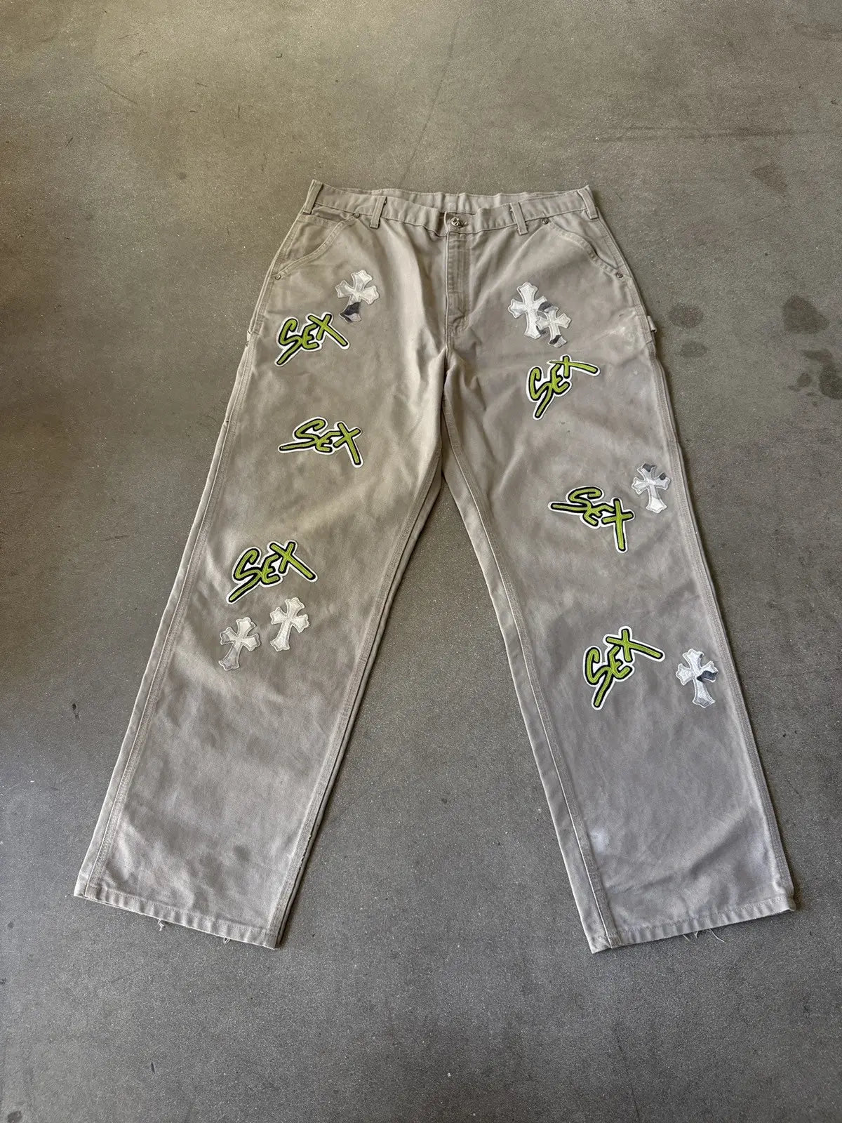 Chrome Hearts Sex Records Carpenter Pants — Size 38