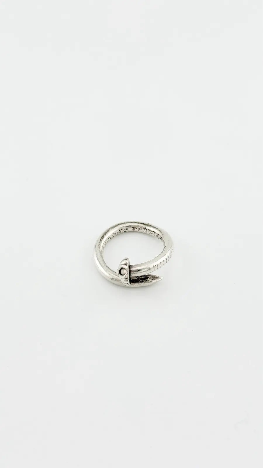 Chrome Hearts Nail Cross Ball Ring