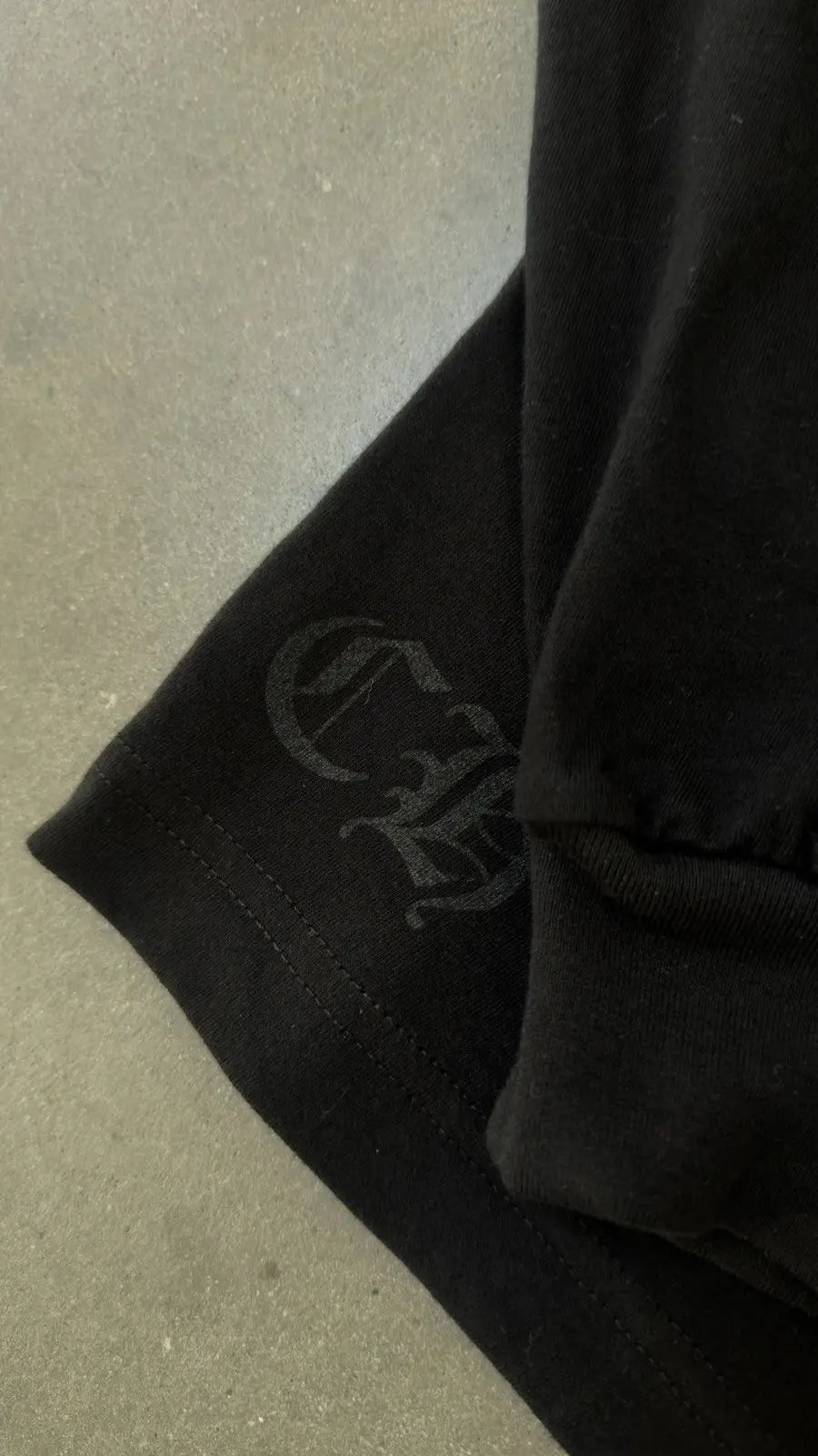 Chrome Hearts Collar Logo Long Sleeve T-Shirt