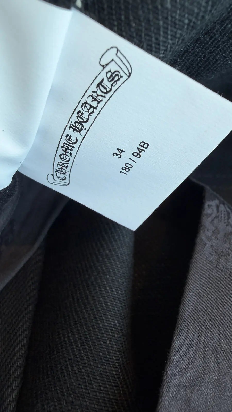 Chrome Hearts "KS" Cropped Jeans Size 34 Chrome Hearts