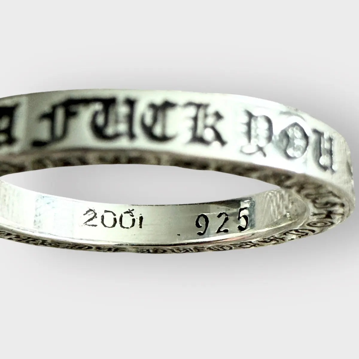 Chrome Hearts LA Fuck You Spacer Ring