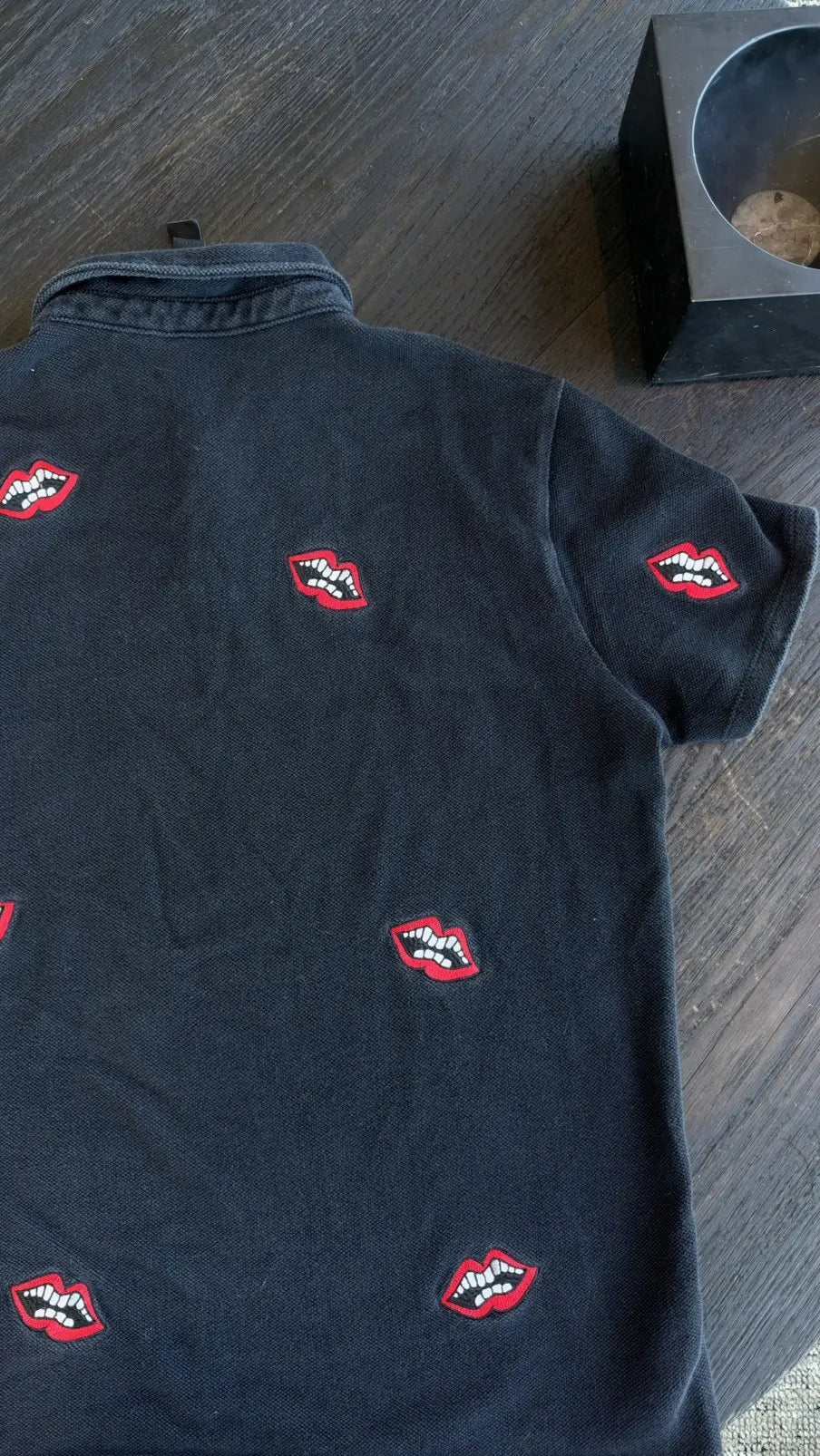 Chrome Hearts x Matty Boy "Chomper" Lips Polo Shirt Size L Chrome Hearts