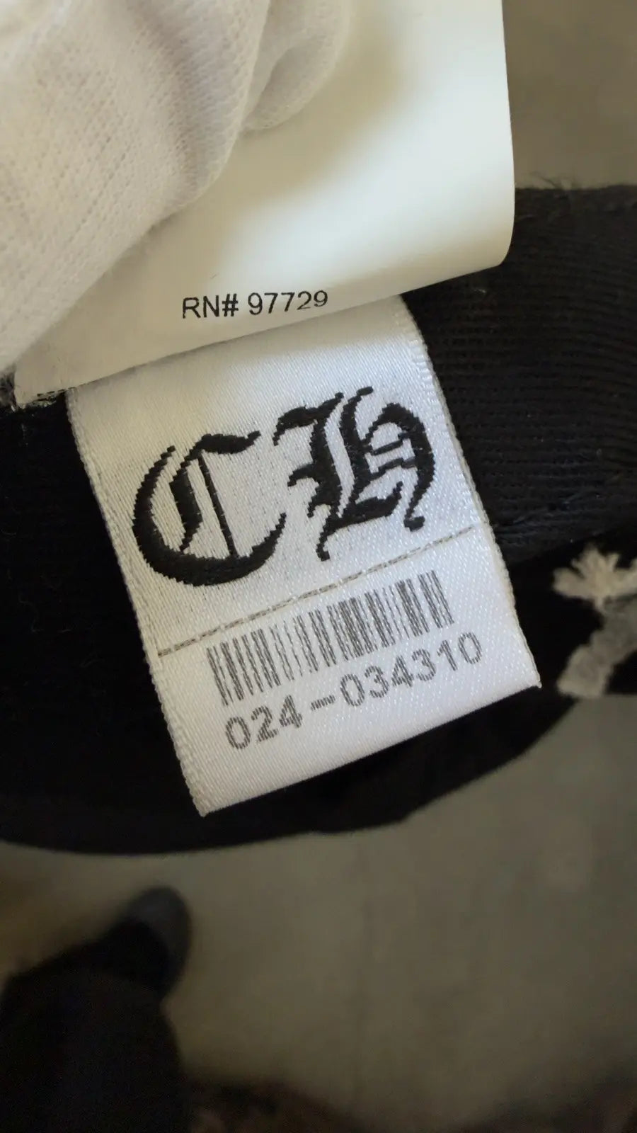 Chrome Hearts Matty Boy Chomper Embroidered Black Cap