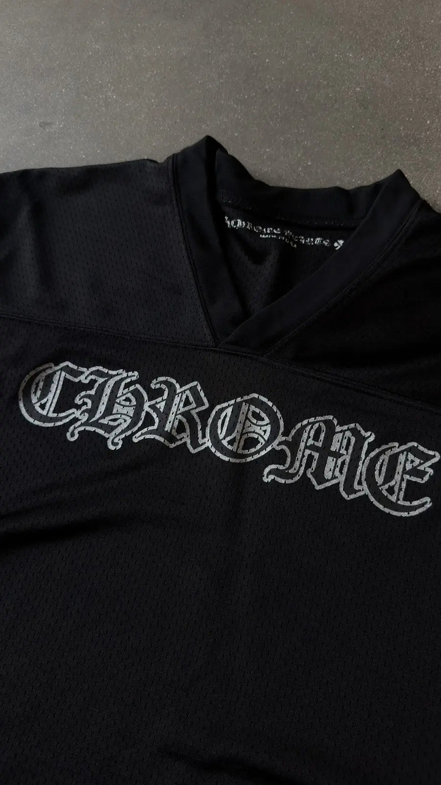 Chrome Hearts Black Mesh Jersey