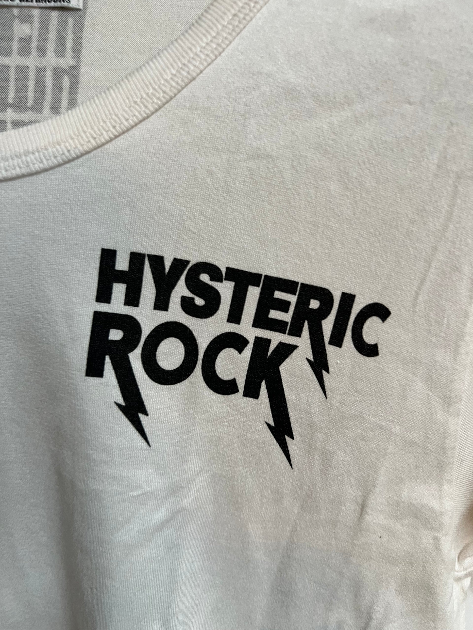 Hysteric Glamour "Hysterical Rock" Graphic Tee Size M Vintage
