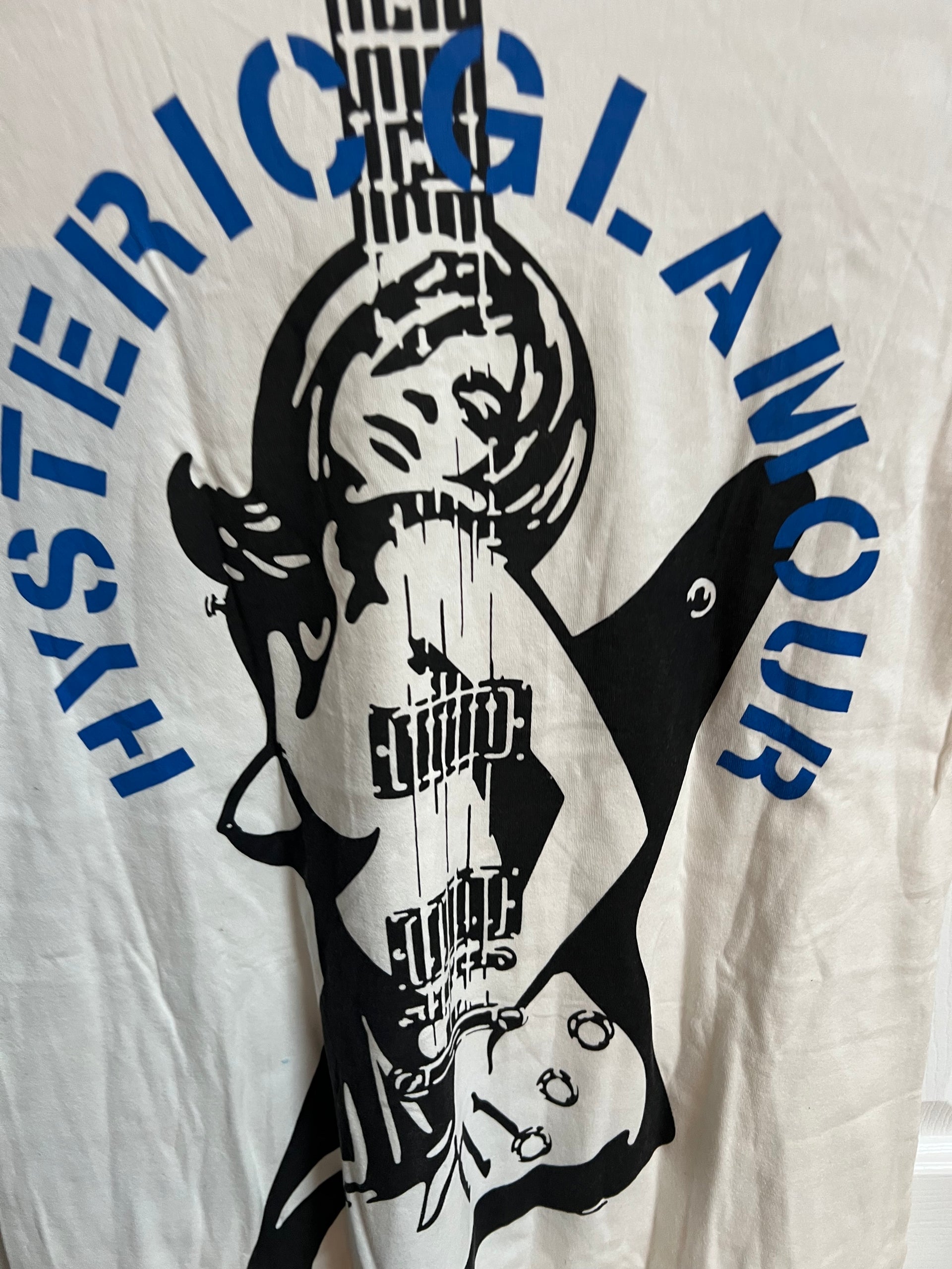 Hysteric Glamour "Hysterical Rock" Graphic Tee Size M Vintage