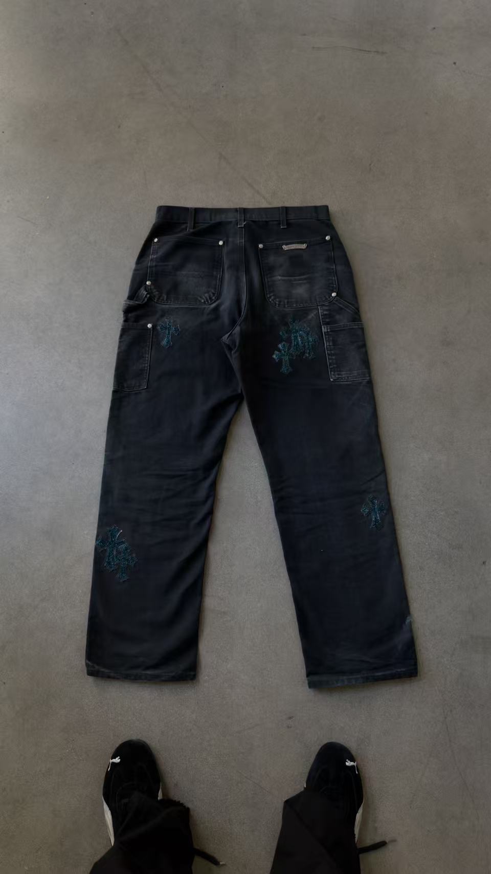 Chrome Hearts St Barth Exclusive Galaxy Patch Carhartt Carpenter Pants