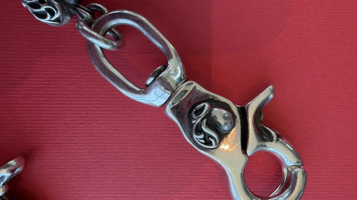 Chrome Hearts Vine Heart Wallet Chain Chrome Hearts