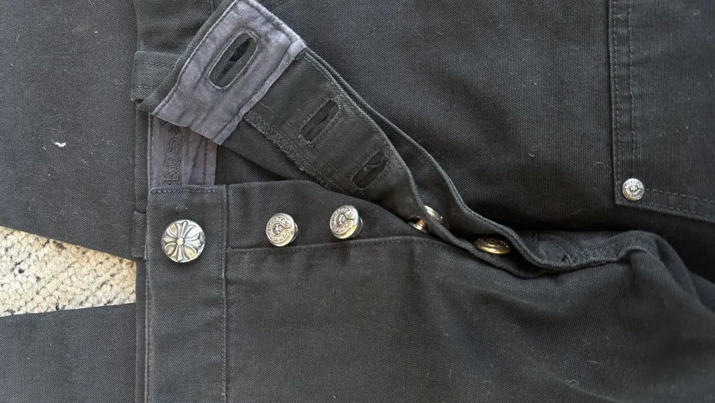 Chrome Hearts Double Knee Canvas Carpenter Pants Chrome Hearts