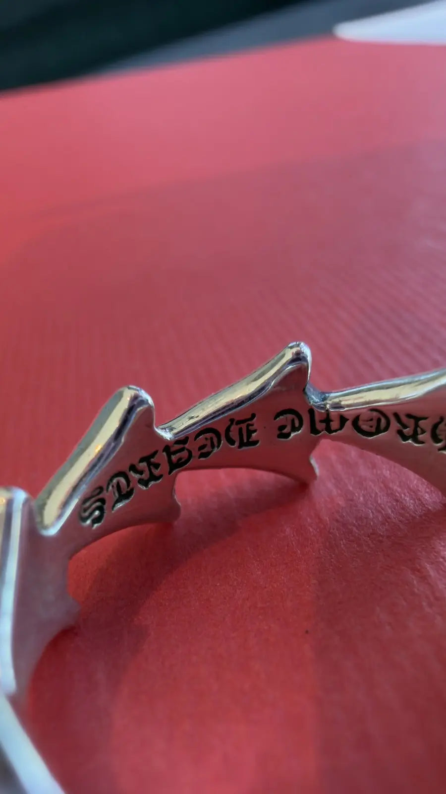 Chrome Hearts Crosstail Band Ring Size 7 Chrome Hearts