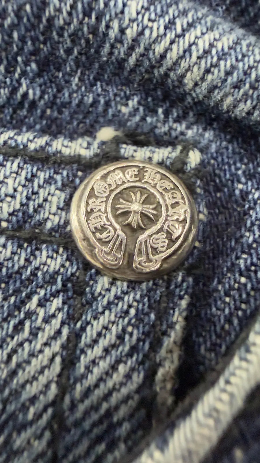 Chrome Hearts Star Lucky Patch Black Patch Denim
