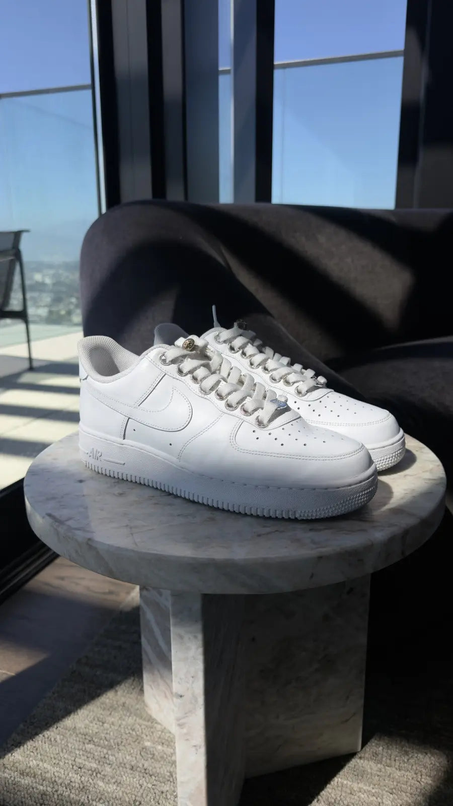 Chrome Hearts Nike Air Force 1 Low White Chrome Hearts
