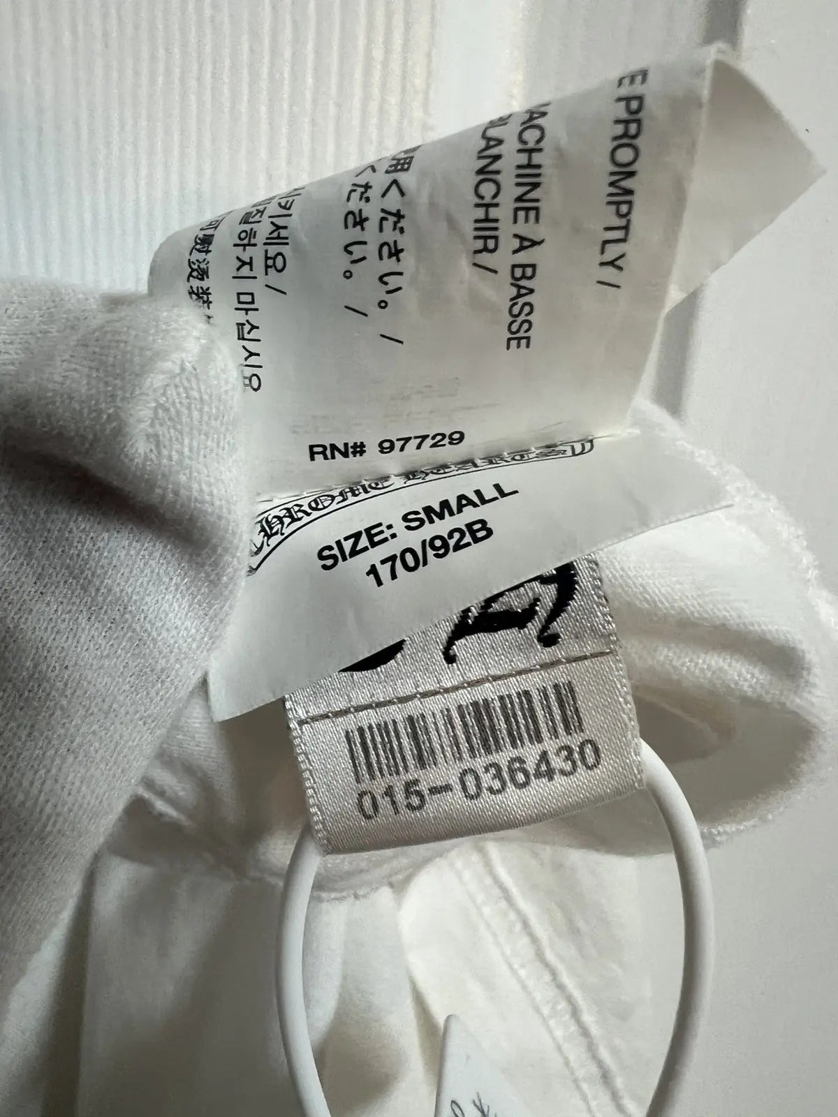 Chrome Hearts Shoulder Scripts Dagger Pocket Tee