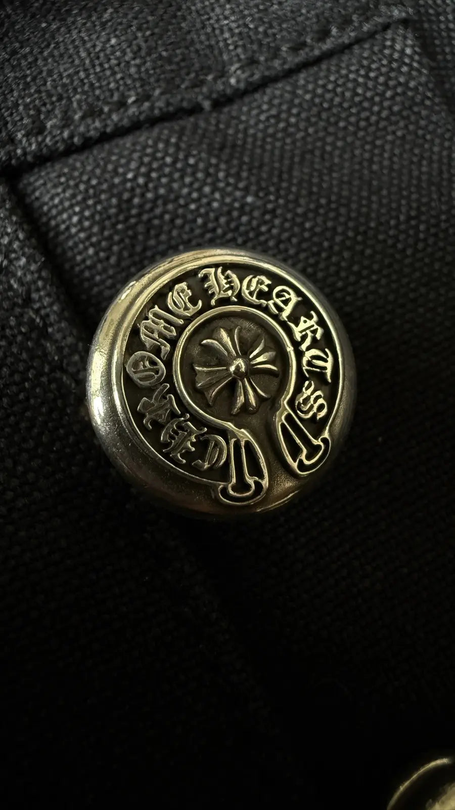 Chrome Hearts Flooded Back Patches Carpenter Pants