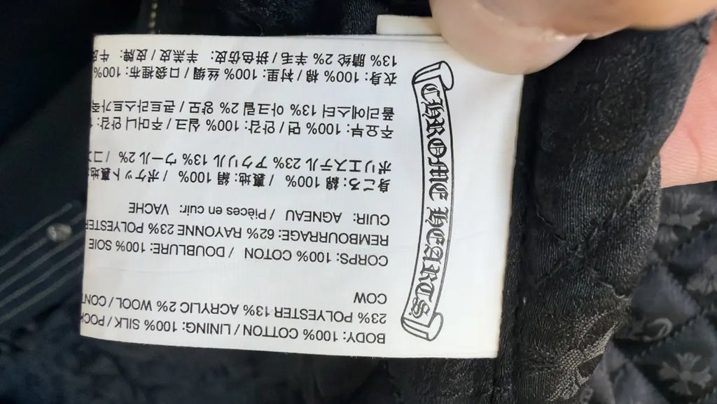 Chrome Hearts Cheetah Triple Cross Work Jacket