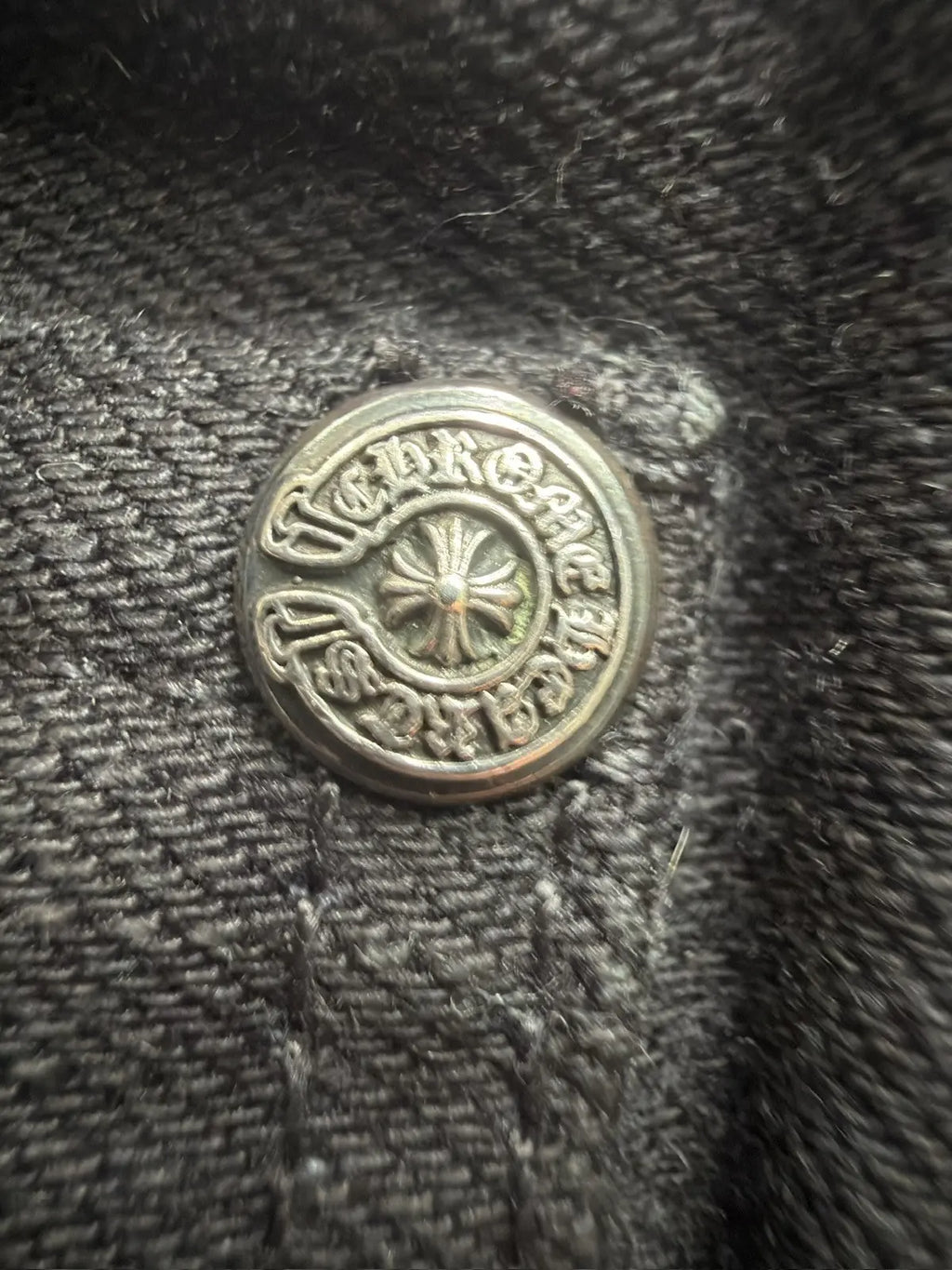 Chrome Hearts Fleur Knee Denim Jeans