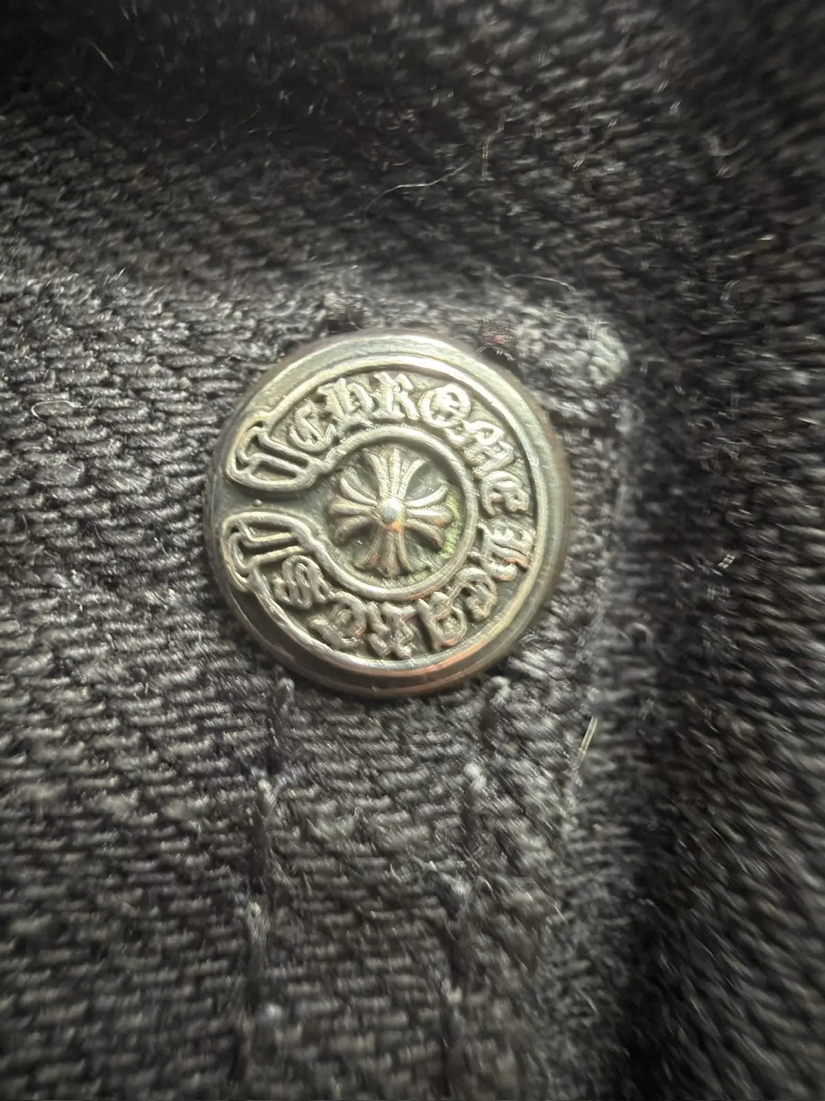Chrome Hearts Fleur Knee Denim Jeans