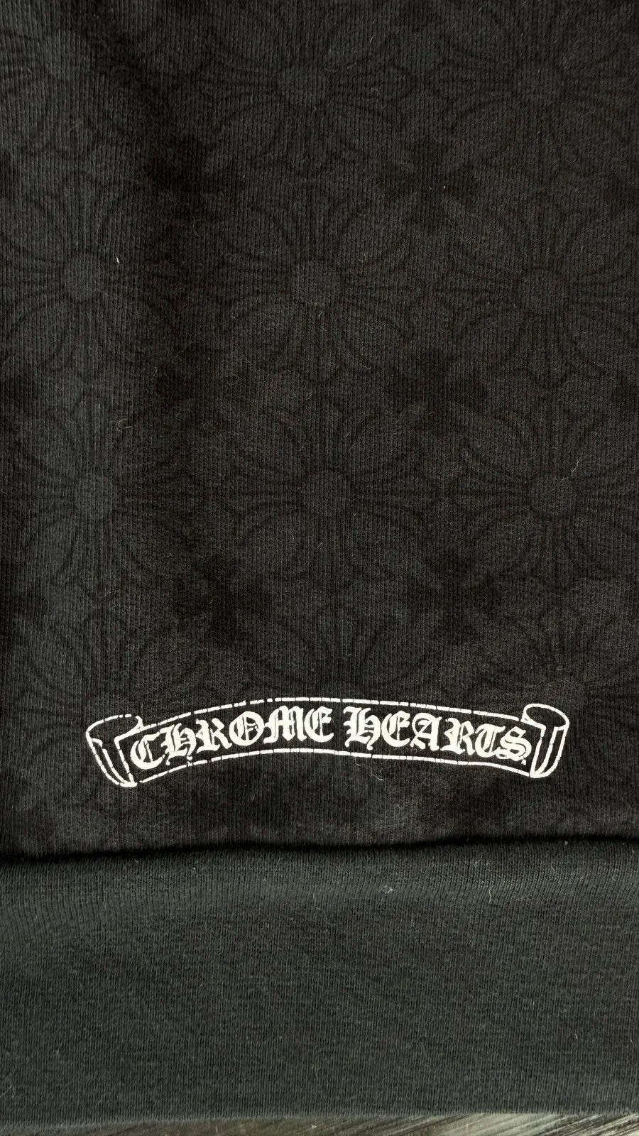 Chrome Hearts Monongram Vertical Logo Hoodie Chrome Hearts