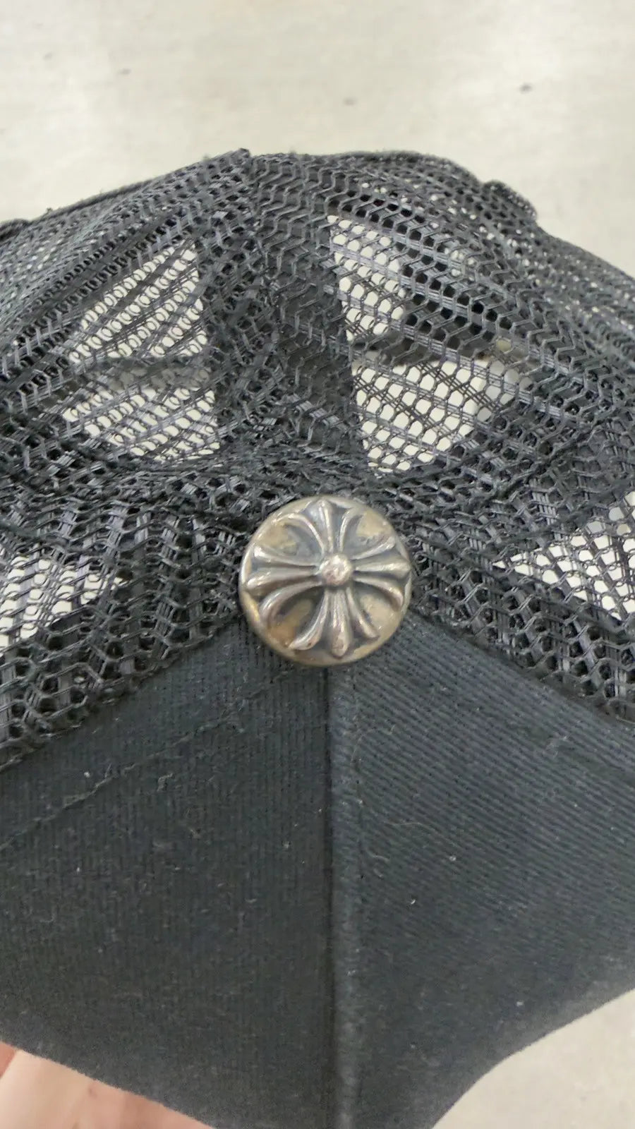 Chrome Hearts Printed Cross Trucker Hat 'Black'