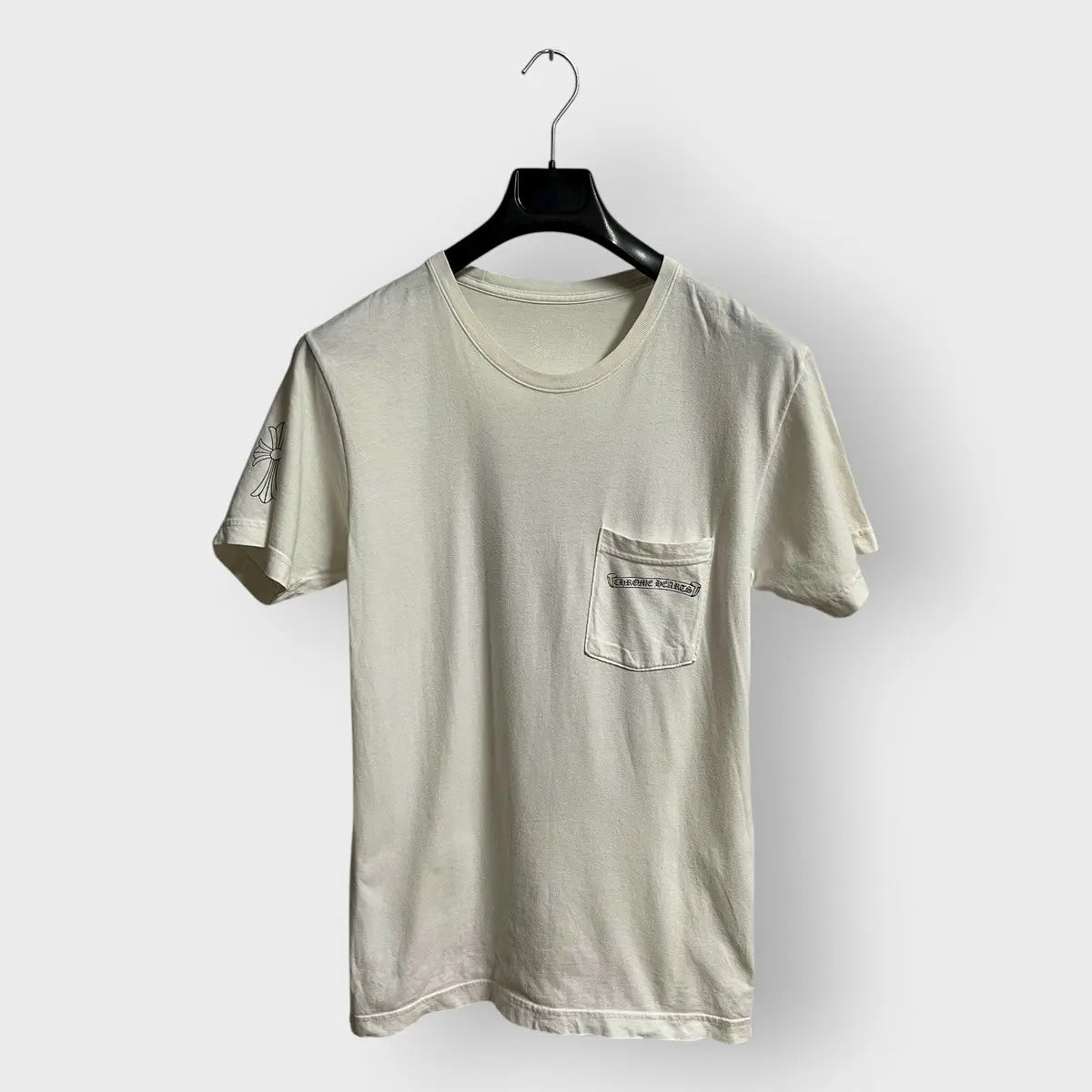 Chrome Hearts Multi Crosses Scroll Logo Pocket Tee