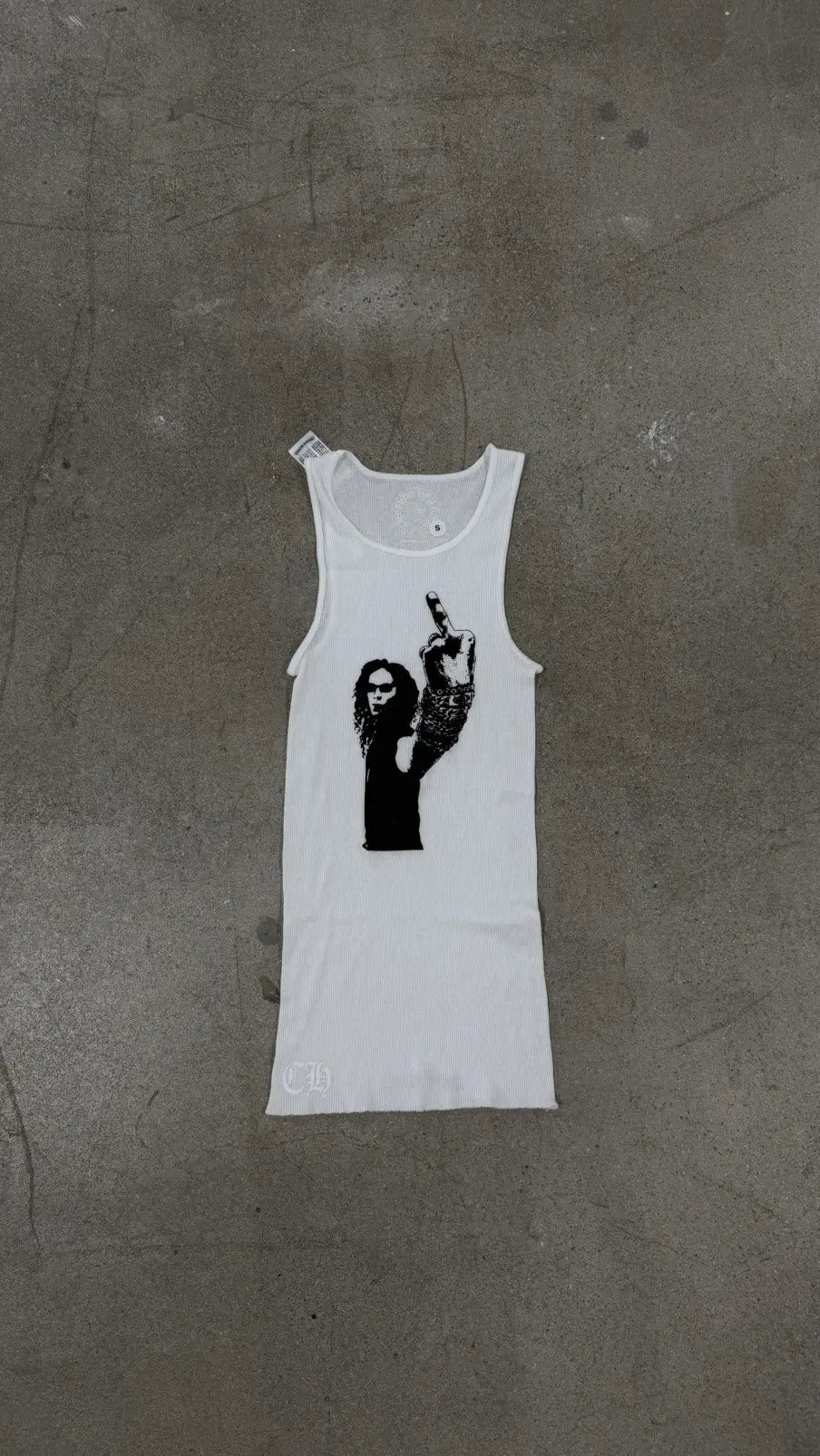 Chrome Hearts Richard Stark Middle Finger Tank Top