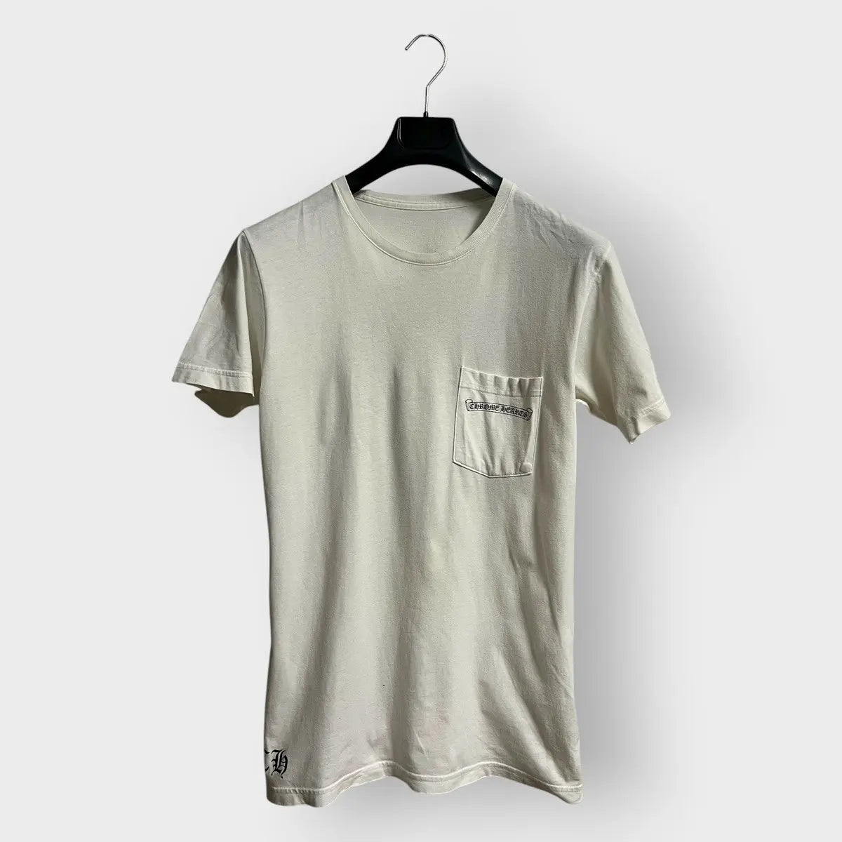 Chrome Hearts Floral Cross Scroll Logo Pocket Tee