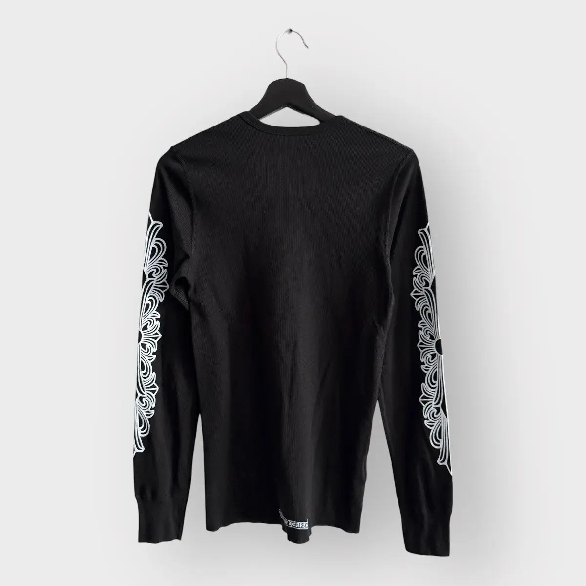 Chrome Hearts Floral Horseshoe Long Sleeve Thermal Tee