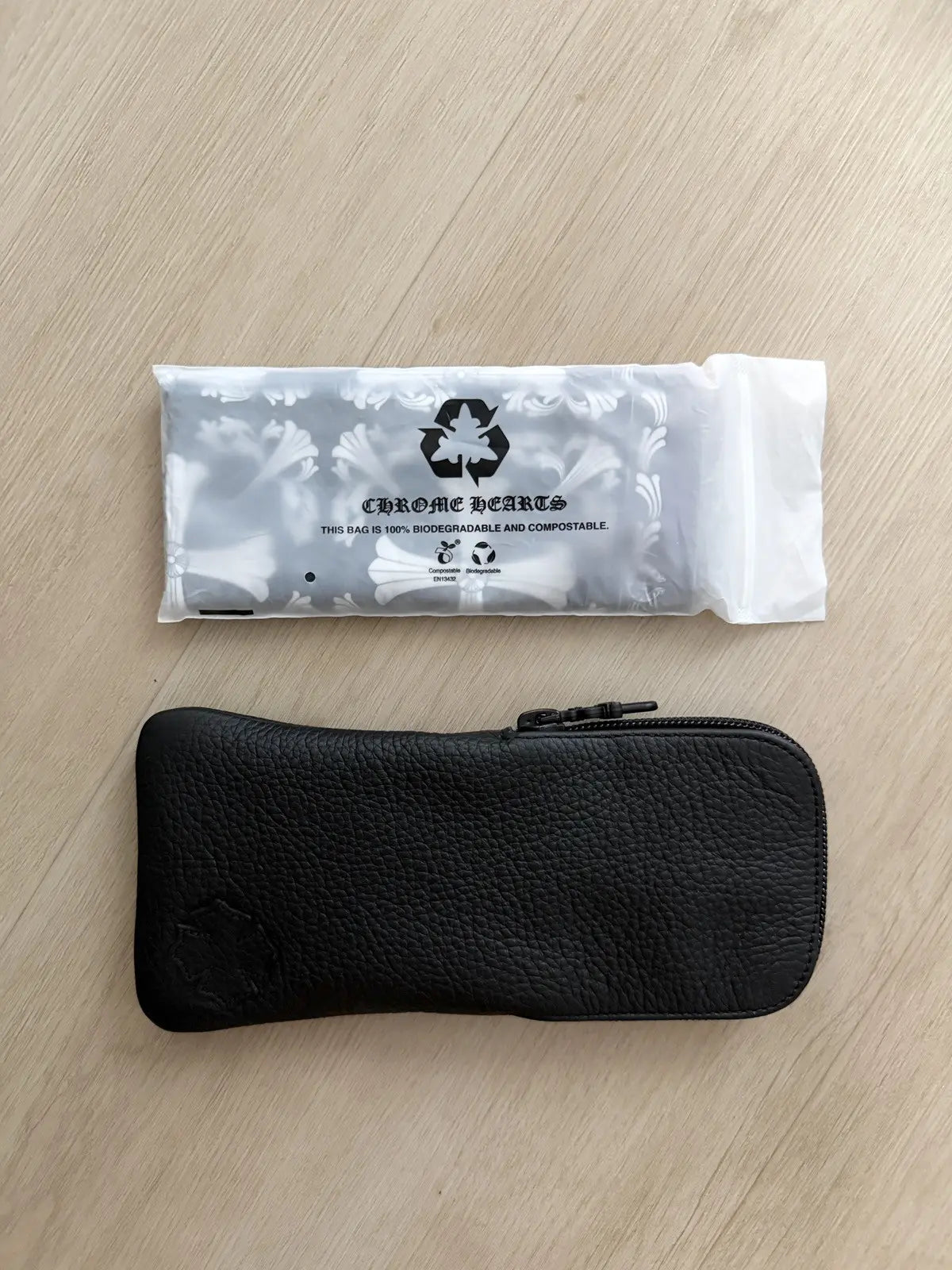 Chrome Hearts Sunglasses Case + Cloth