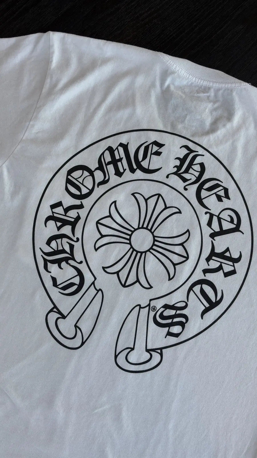 Chrome Hearts Horseshoe Logo Graphic T-Shirt Size M Chrome Hearts