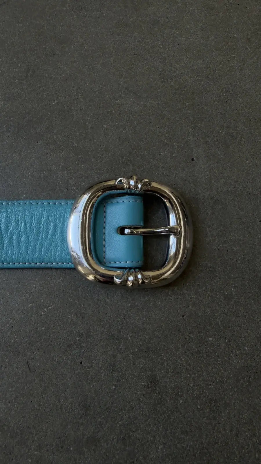 Chrome Heart Gunslinger Belt Sky Blue