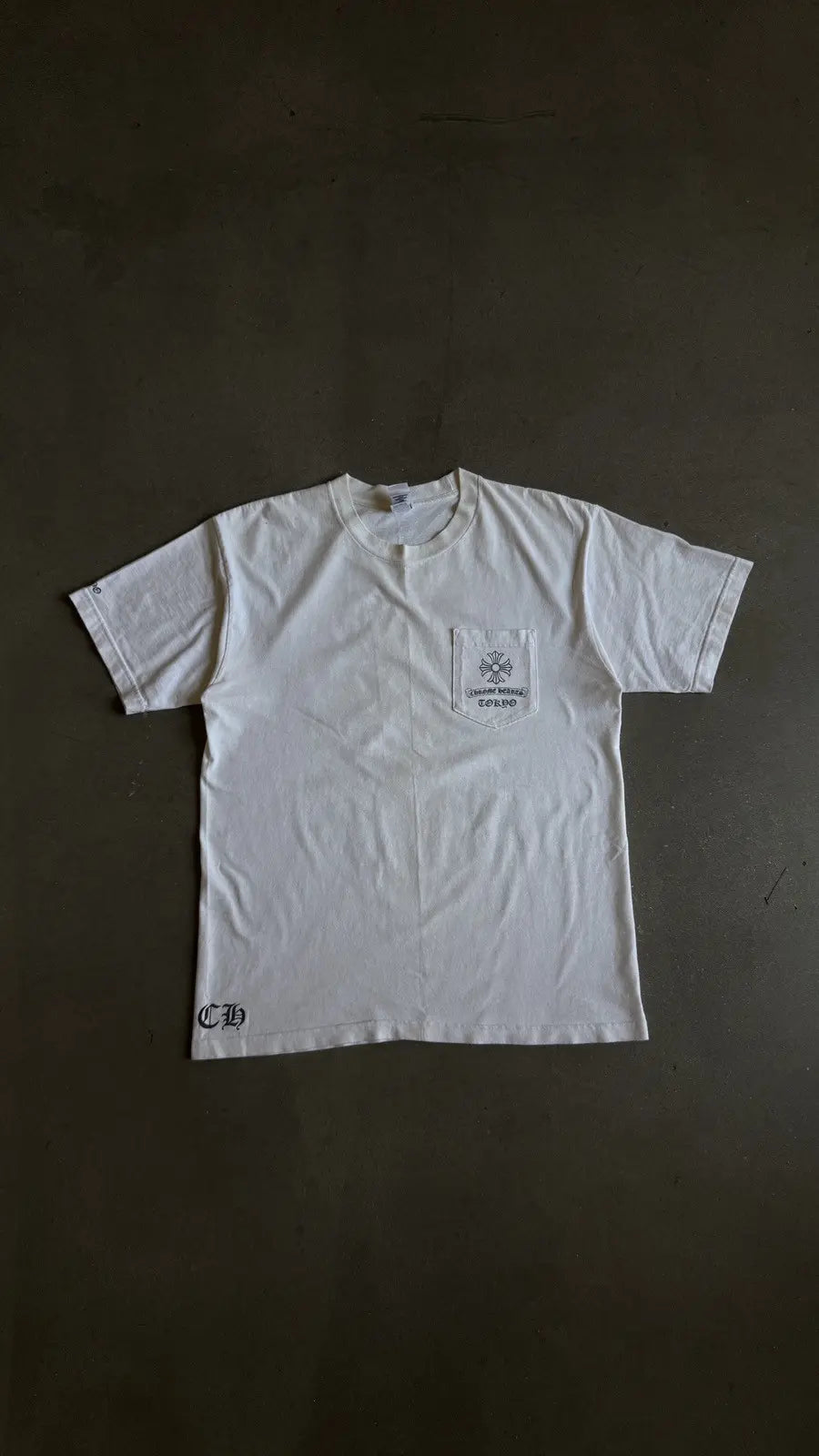 Chrome Hearts White Tokyo Pocket Tee