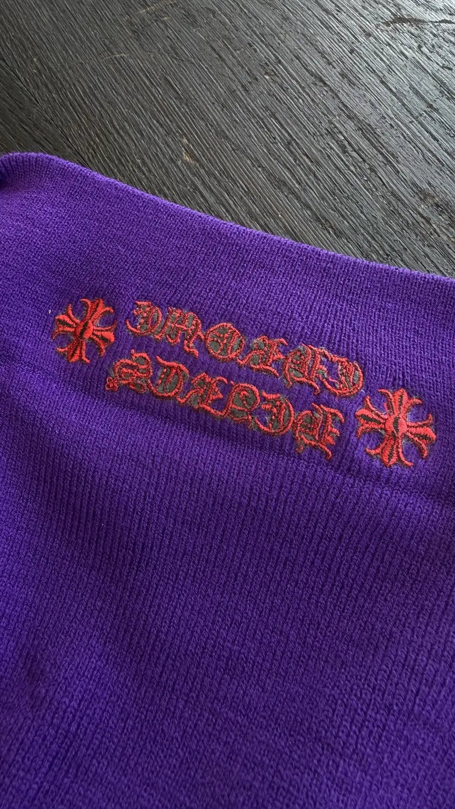 Chrome Hearts Logo-Embroidered Beanie Chrome Hearts