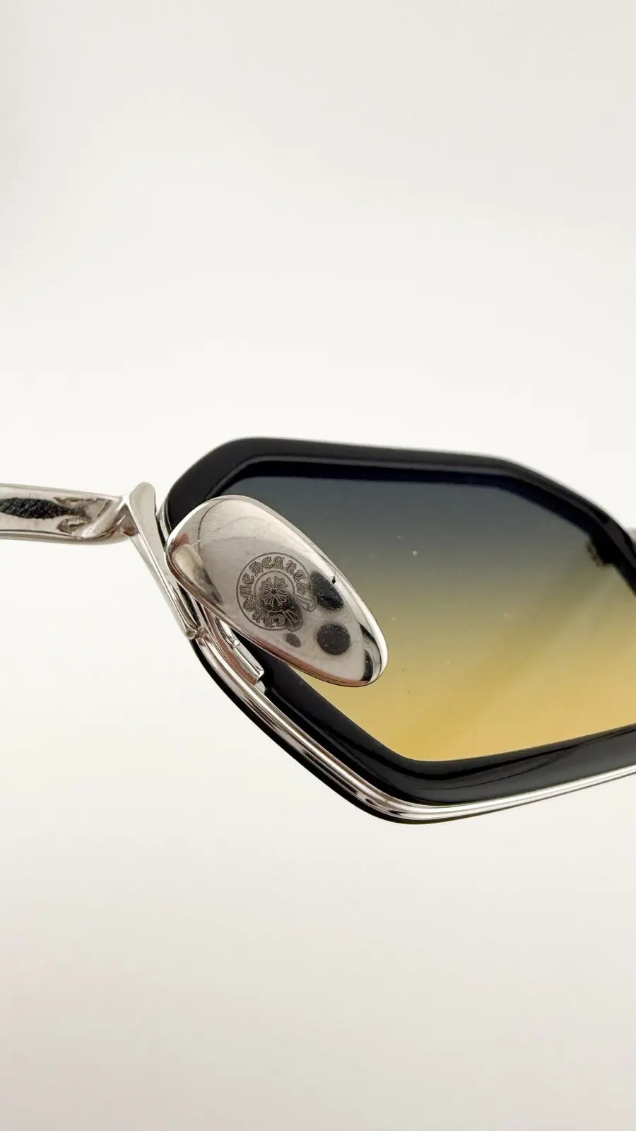 Chrome Hearts Stylida Black/Shiny Silver-Sun