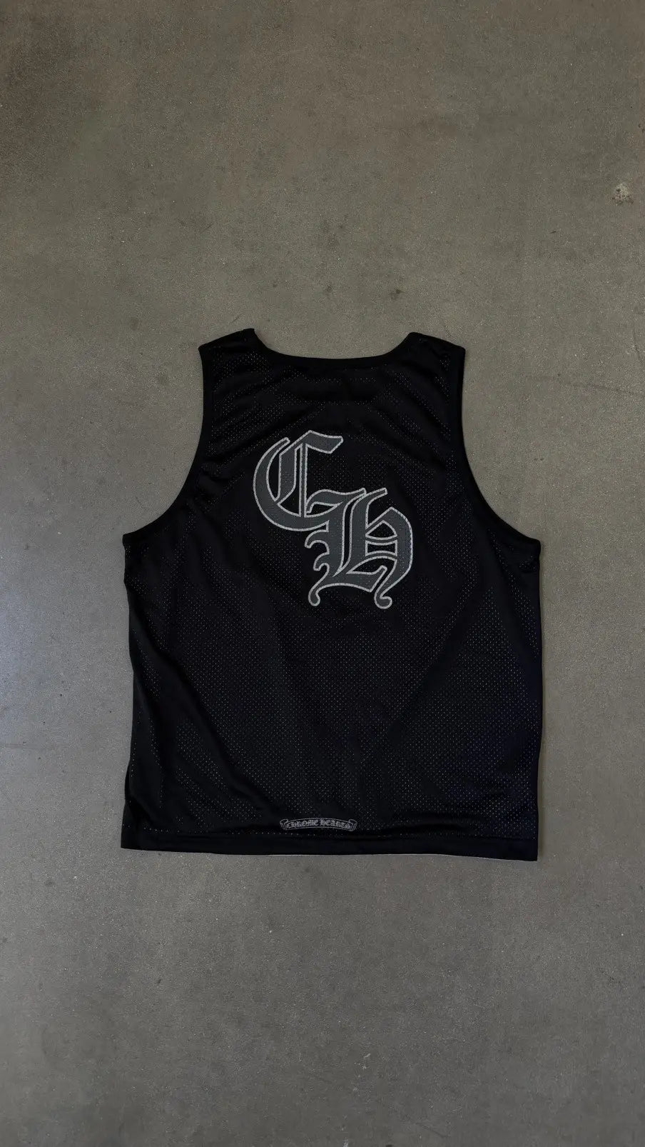 Chrome Hearts Reversible Basketball Jersey Black/Grey