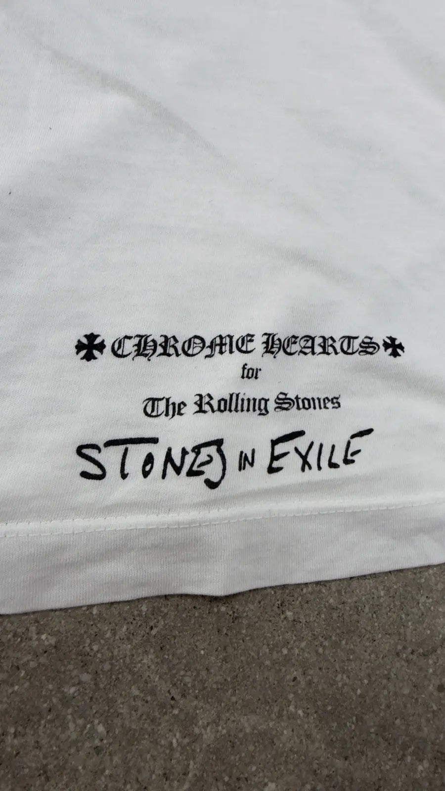 Chrome Hearts X Rolling Stones Collaboration Tee