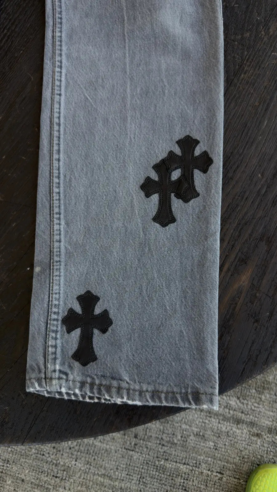 Chrome Hearts Cross Patch Denim Jeans Size 31 Chrome Hearts