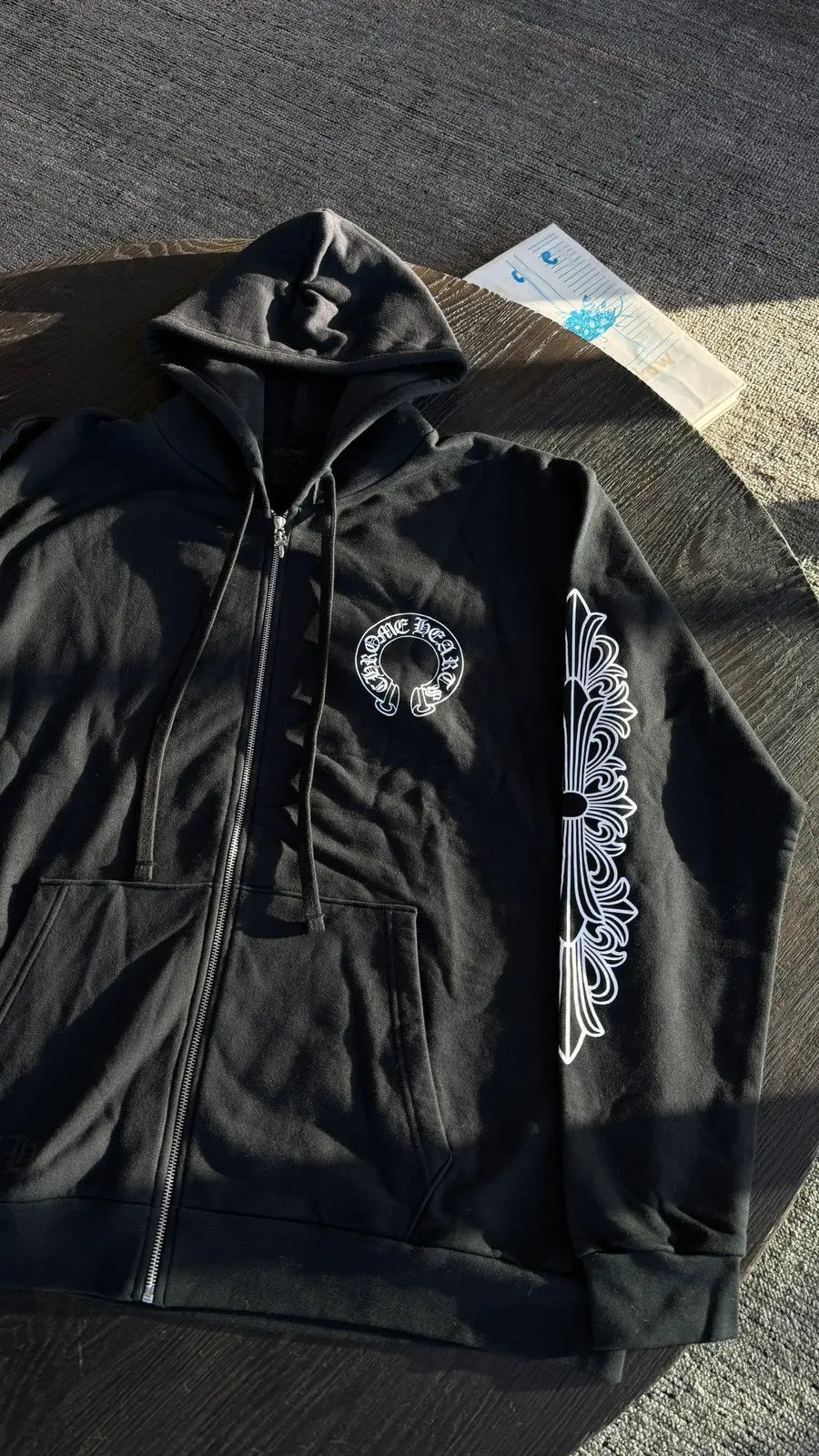 Chrome Hearts Horse Shoe Floral Hoodie Size XXL Chrome Hearts