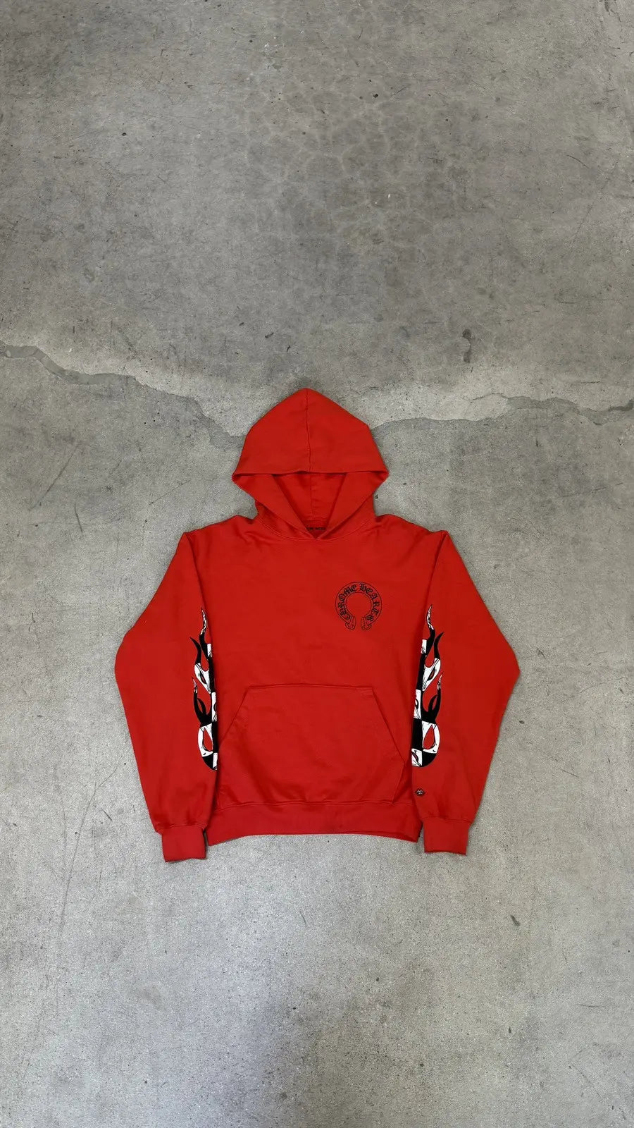 Chrome Hearts Matty Boy Flame Racing Hoodie Chrome Hearts