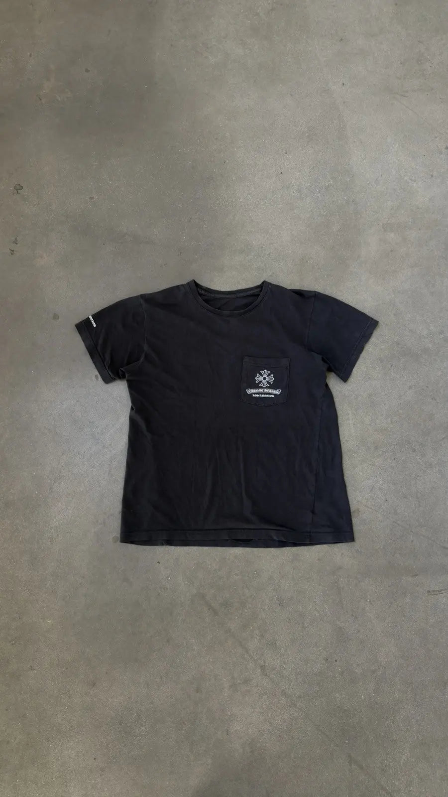 Chrome Hearts LA Exclusive Scroll Label Cross T-Shirt