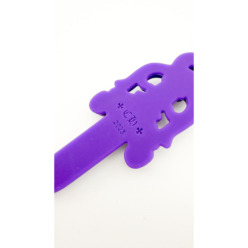 Chrome Hearts Silicone Purple Dagger Necklace