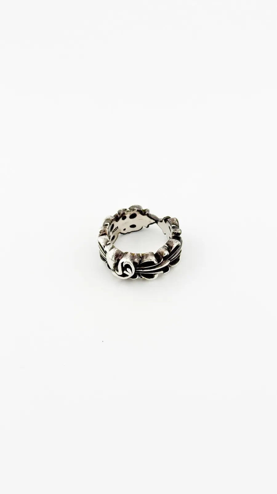 Chrome Hearts Double Floral Cross Ring