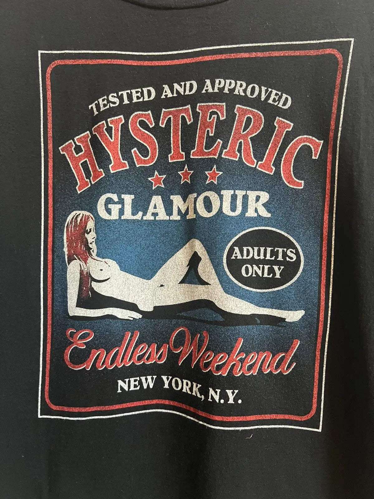 2000s Hysteric Glamour Nude Girl Endless WKND LS Tee