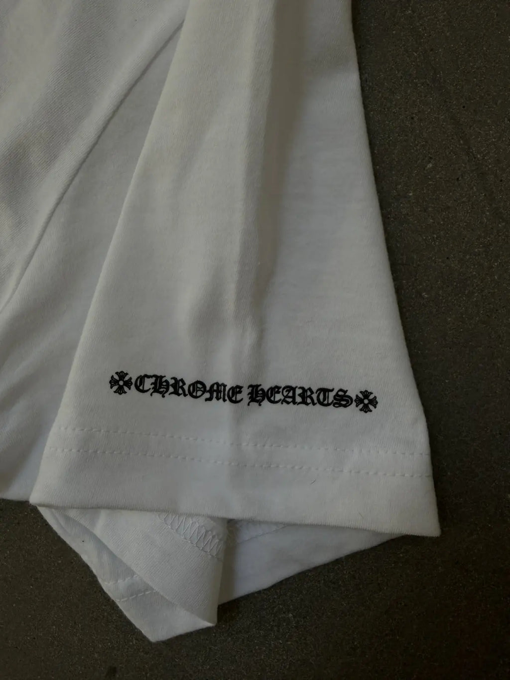 Chrome Hearts Horseshoe Logo Pocket T-Shirt White